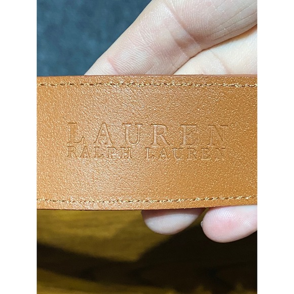 Vintage Lauren Ralph‎ Lauren Women\'s M Solaire Striped Fabric Belt Anchor Buckle main image 4